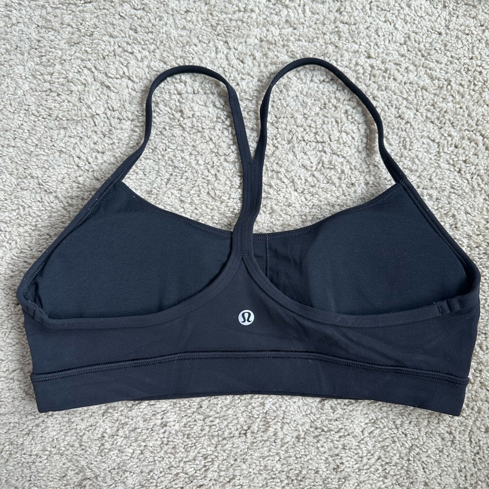 Lululemon Flow Y Bra - Black - 10 - Picture 4 of 5